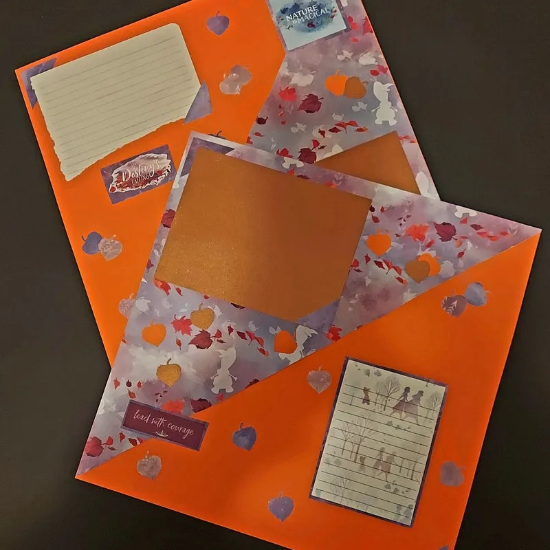 Frozen 2 Fall Scrapbook Layout: Anna, Elsa, Olaf Premade 12x12