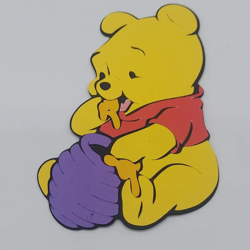 Pooh Bear Scrapbooking Embellishment 4"