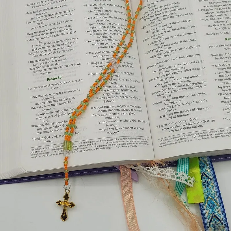 Catholic Rosary Necklace, Religious Gift for Graduation, Confirmation or First Communion