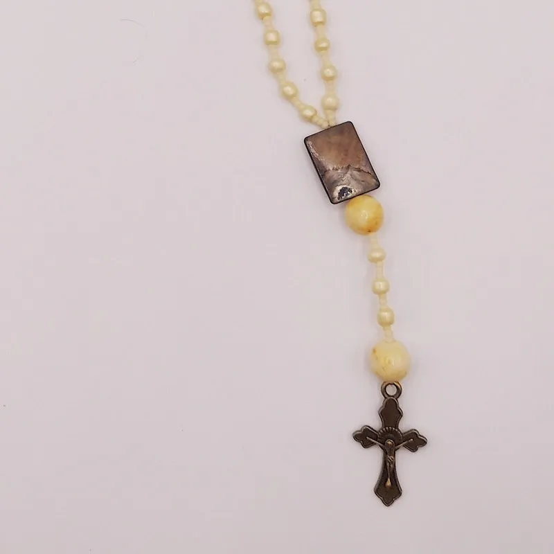 Catholic Rosary:  Spiritual Gift For Father's Day, Birthday Gift for Mom, Handcrafted