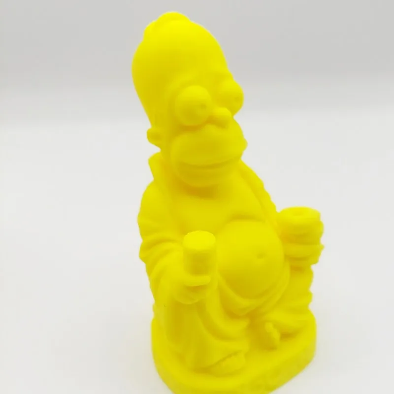 Homer Simpson Buddha Statue: 3D Printed Home Decor, Father's Day Gift