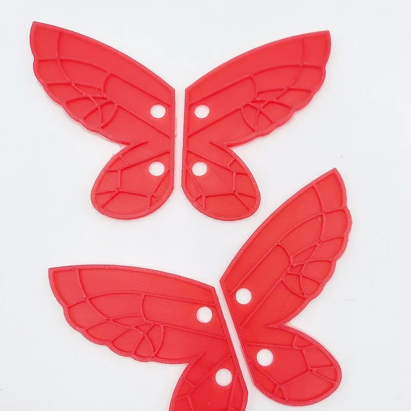 3D Printed Shoelace Wings: Butterfly & Bat Shoe Accessories