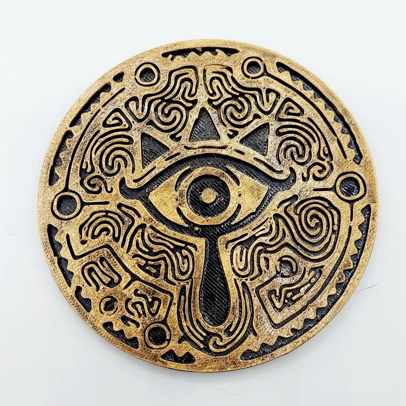 Legends of Zelda Coaster Set: Gold Tears of the Kingdom, 3D Printed