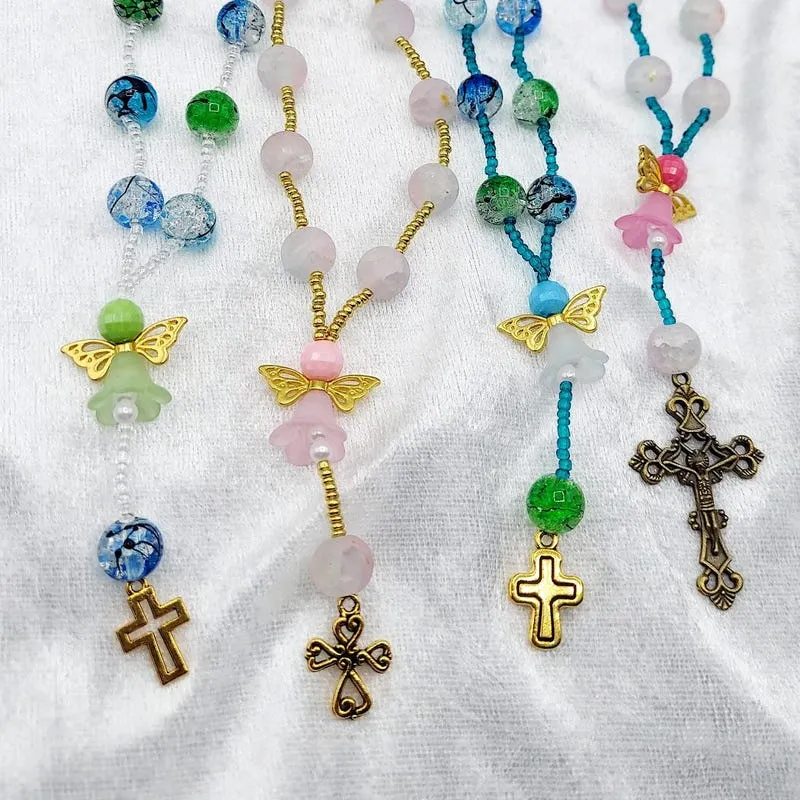 Handheld Rosary, Darling Angel Rosaries for First Communion