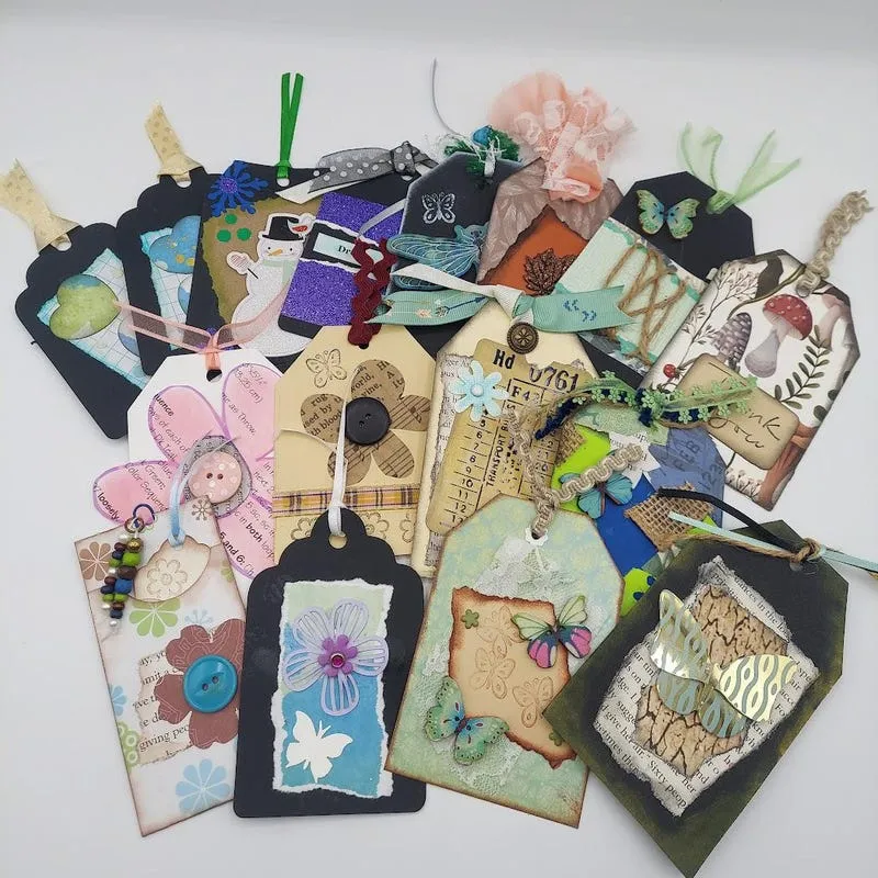 Tags for Junk Journals, Scrapbooking, Card Making or Gift Giving