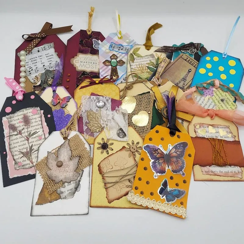 Tags for Junk Journals, Scrapbooking, Card Making or Gifts