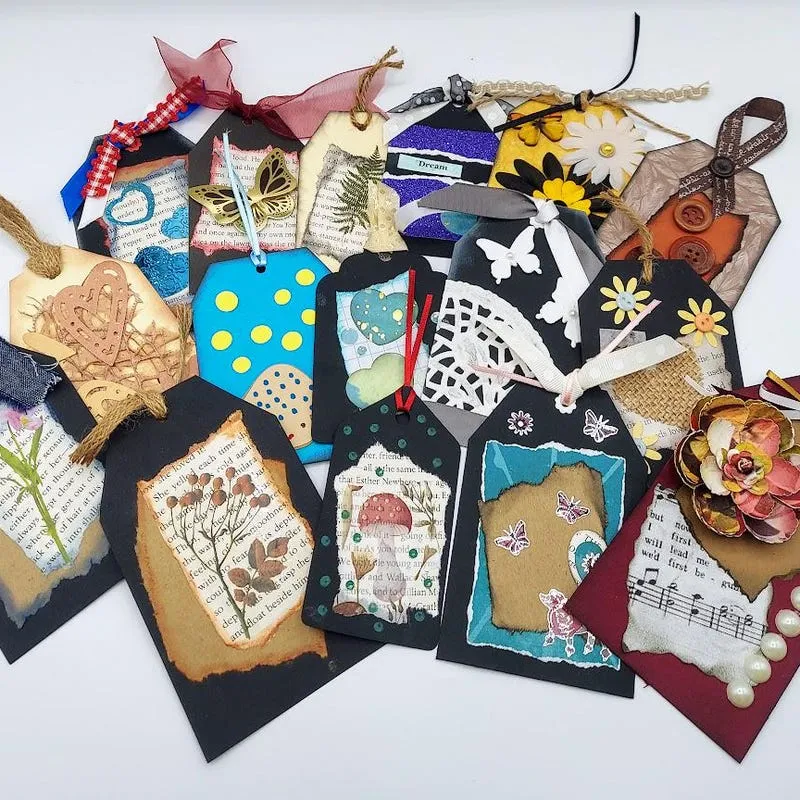 Junk Journal Supplies, Tags for Scrapbooking, Card Making or Gift Giving