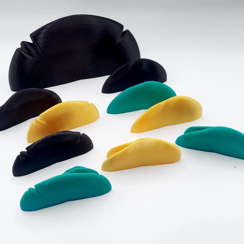 3D Printed Mushroom Shelf Set, Whimsical Home Decor, Ten Piece Bundle
