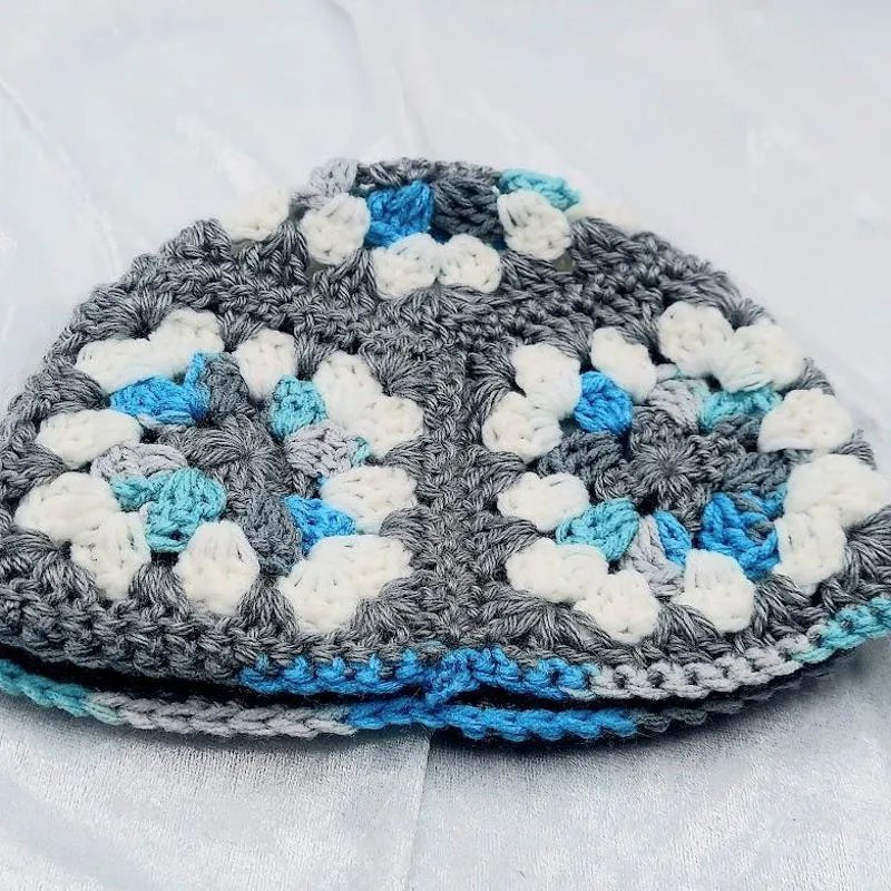 Crochet Granny Square Hat